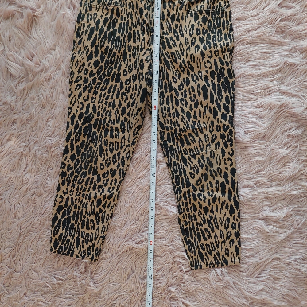 💥4☆ for $20 Express Tan and Black Animal Print Cheetah Leopard Jean Leggings